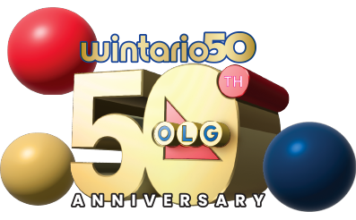 Wintario50 OLG 50th anniversary logo