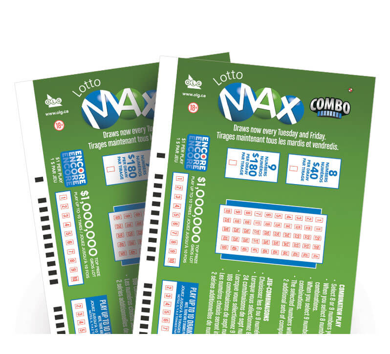 LOTTO MAX ticket