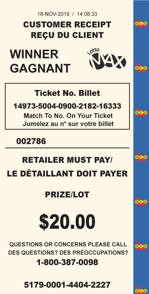 Lotto ticket on sale check online