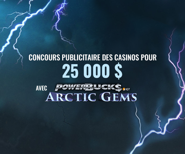 Play Powerbucks Arctic Gems $25,000 Sweepstakes!