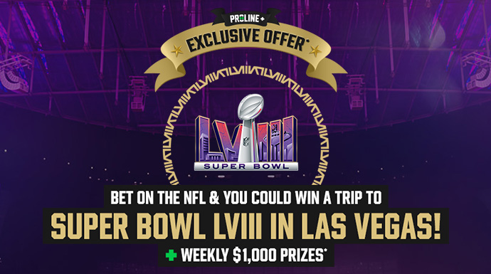 Enter for a chance to WIN a trip to Super Bowl LVIII in Las Vegas