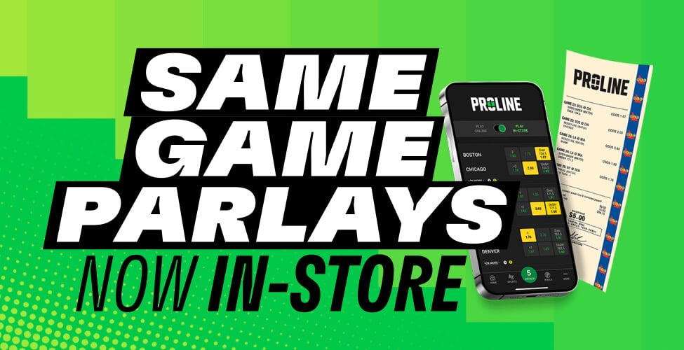 Same Game Parlays Now In-Store